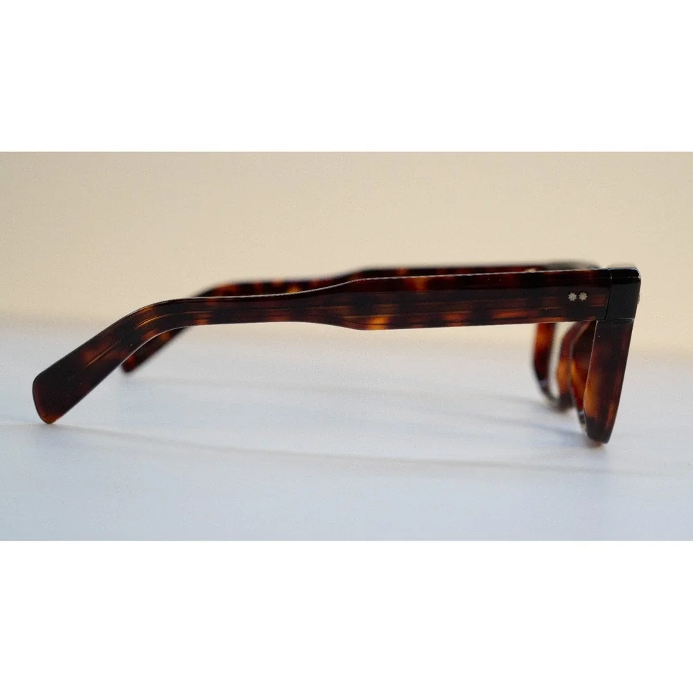 Cutler and Gross 1410 02 51-19-145 Square Glasses Eyeglasses Frame Tortoiseshell
